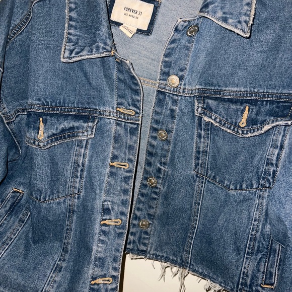 Cropped Jean jacket - Picture 3 of 5